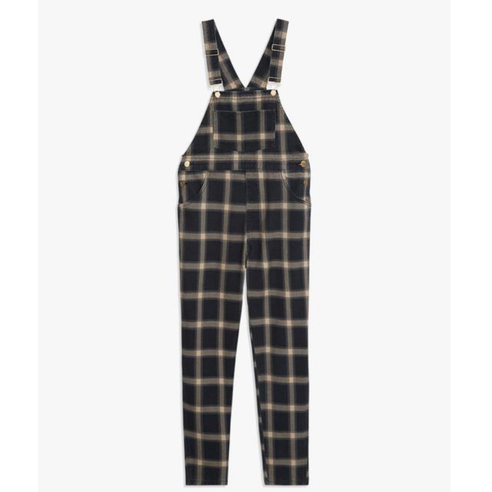 WeWoreWhat Plaid Overalls (Never worn)